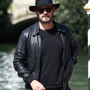 Hugo Becker The 82nd Venice International Leather Jacket