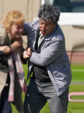 I Fought the Law S01 Daniel York Loh Grey Jacket Side