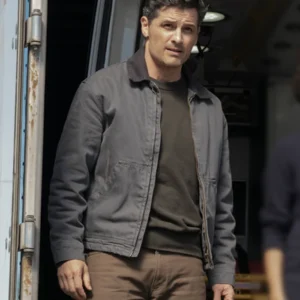 Invasion S03 Enver Gjokaj Grey Jacket Side