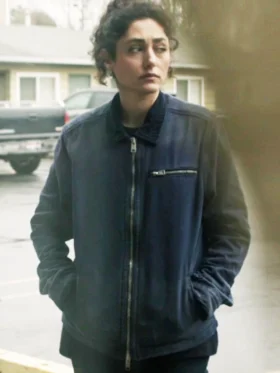 Invasion S03 Golshifteh Farahani Blue Cotton Jacket