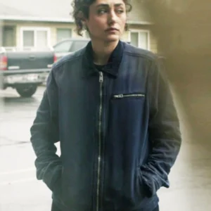 Invasion S03 Golshifteh Farahani Blue Cotton Jacket