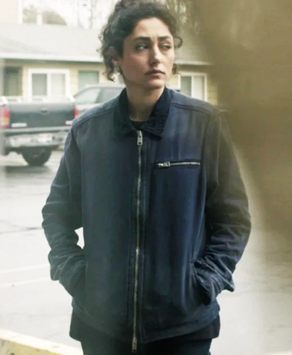 Invasion S03 Golshifteh Farahani Blue Cotton Jacket