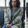 Invasion S03 Jamila Huston Green Hooded Jacket