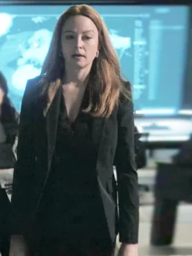 Invasion S03 Rachel Nichols Black Blazer Front