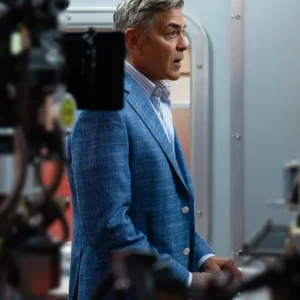 Jay Kelly George Clooney Blue Blazer