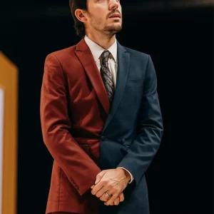 Jordan Peterson Blue & Maroon Suit