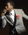 Kanye West 808s and Heartbreak Grey Checked Suit For Sale