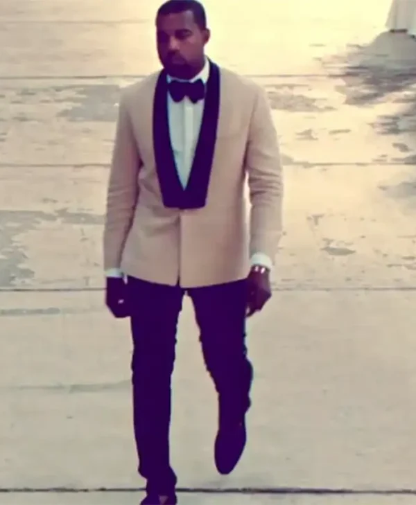 Kanye West Runaway Beige Tuxedo