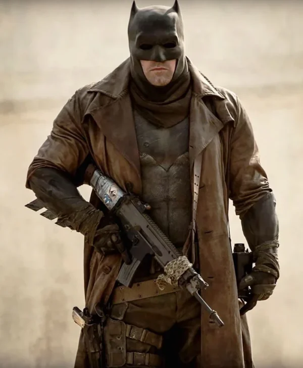 Knightmare Batman Trench Coat Back