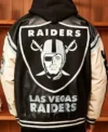 Las Vegas Raiders Black Bomber Jacket