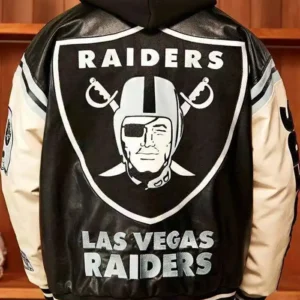 Las Vegas Raiders Black Bomber Jacket