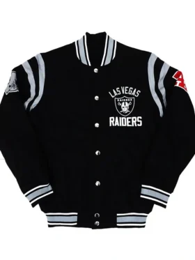 Las Vegas Raiders Tailback Varsity Jacket Back