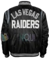Las Vegas Raiders Tailback Varsity Jacket back