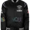 Las Vegas Raiders Tailback Varsity Jacket front
