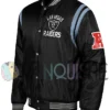 Las Vegas Raiders Tailback Varsity Jacket left