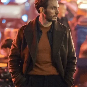 Lazarus S01 Sam Claflin Wool Coat