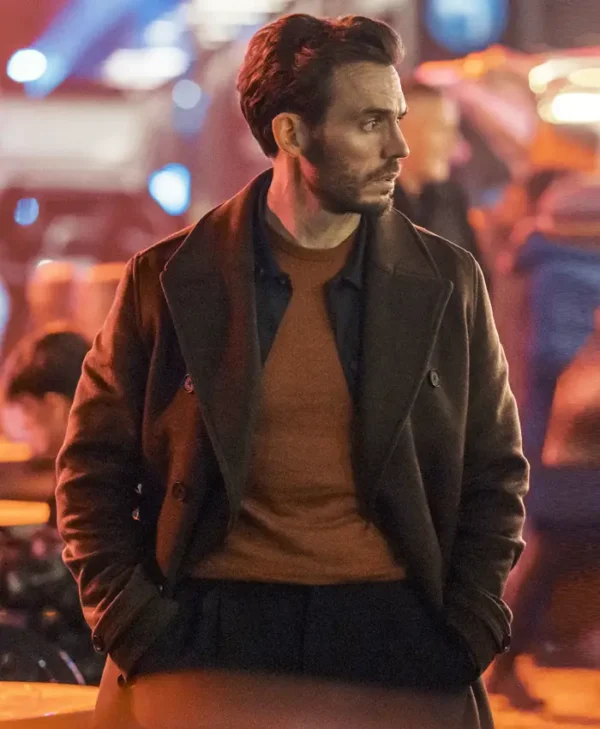 Lazarus S01 Sam Claflin Wool Coat