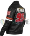 Lightning McQueen Black Leather Jacket left back