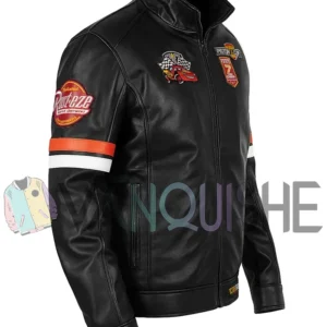 Lightning McQueen Black Leather Jacket right