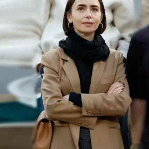 Lily Collins French Open Blazer Side
