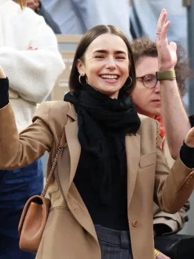 Lily Collins French Open Blazer