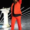 MTV Award Show Kanye West Red Suit