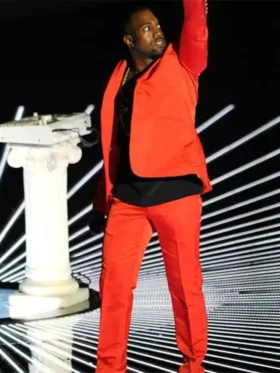 MTV Award Show Kanye West Red Suit