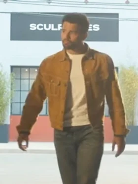 Maintenance Required Jacob Scipio Suede Leather Jacket Back