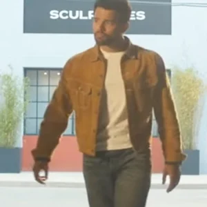 Maintenance Required Jacob Scipio Suede Leather Jacket Back