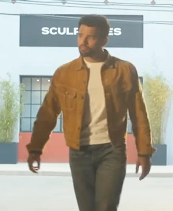 Maintenance Required Jacob Scipio Suede Leather Jacket Back