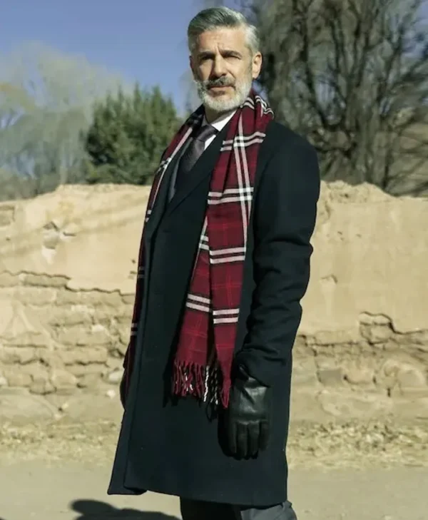 Maledictions S01 Leonardo Sbaraglia Black Coat Front