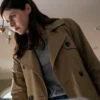 Mayfair Witches S02 Alexandra Daddario Trench Coat Side