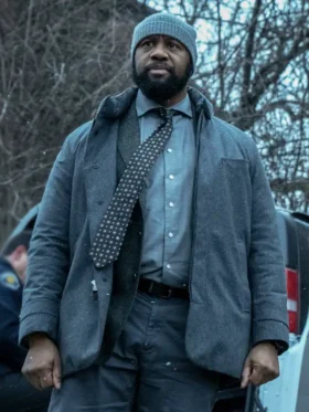 Mayor of Kingstown S04 Derek Webster Grey Jacket