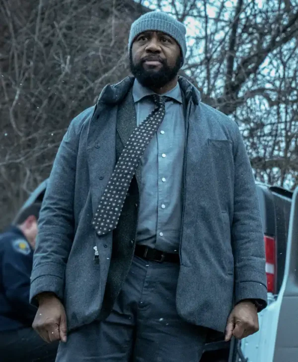 Mayor of Kingstown S04 Derek Webster Grey Jacket