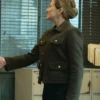 Mayor of Kingstown S04 Edie Falco Green Jacket Side