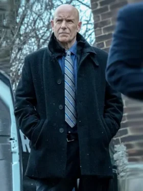 Mayor of Kingstown S04 Hugh Dillon Wool Coat Side