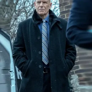 Mayor of Kingstown S04 Hugh Dillon Wool Coat Side