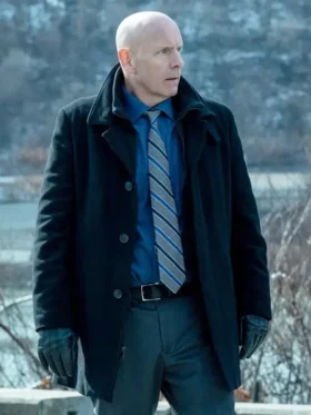 Mayor of Kingstown S04 Hugh Dillon Wool Coat
