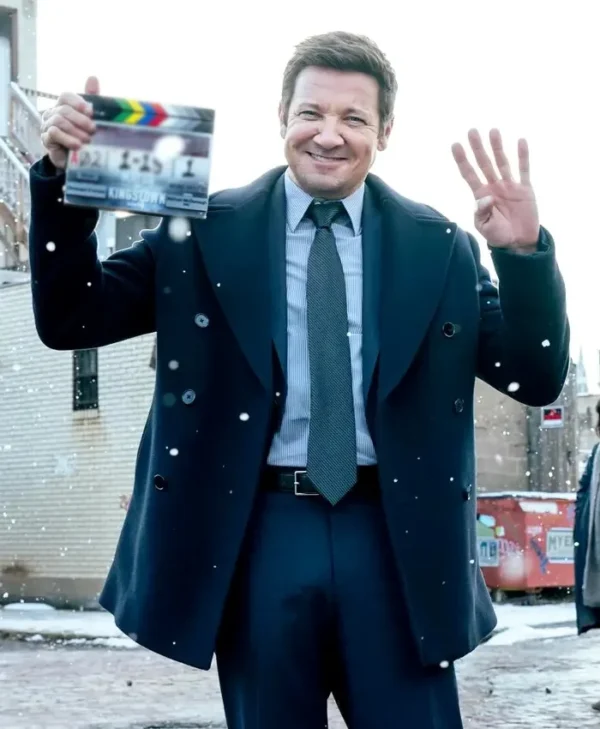 Mayor of Kingstown S04 Jeremy Renner Wool Coat