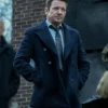 Mayor of Kingstown S04 Jeremy Renner Wool Coat Front