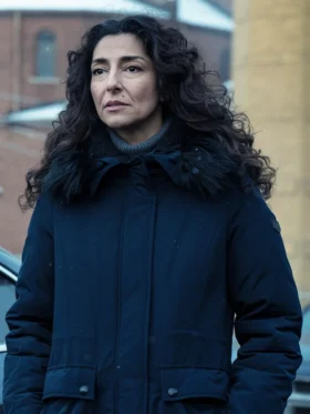 Mayor of Kingstown S04 Necar Zadegan Blue Parka Jacket