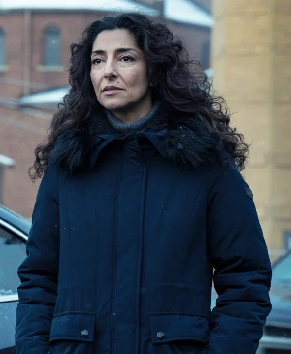 Mayor of Kingstown S04 Necar Zadegan Blue Parka Jacket