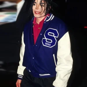 Michael Jackson Sonic The Hedgehog Varsity Jacket Side