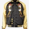 Mike Estime JFGF Institute Embroidered Bomber Jacket Back