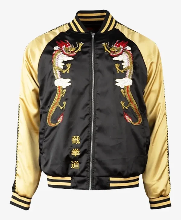Mike Estime JFGF Institute Embroidered Bomber Jacket Back
