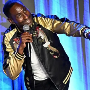 Mike Estime JFGF Institute Embroidered Bomber Jacket Front