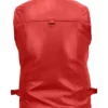 Multiple Pockets Military Tactical Red Leather Vest
