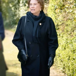 Murder Before Evensong S01 Amanda Redman Wool Coat