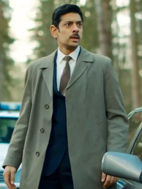 Murder Before Evensong S01 Amit Shah Green Coat