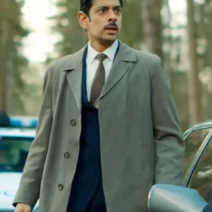 Murder Before Evensong S01 Amit Shah Green Coat